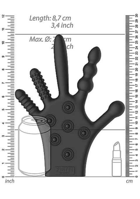 Silicone Stimulation Glove - Black Silicone Stimulation Glove - Black