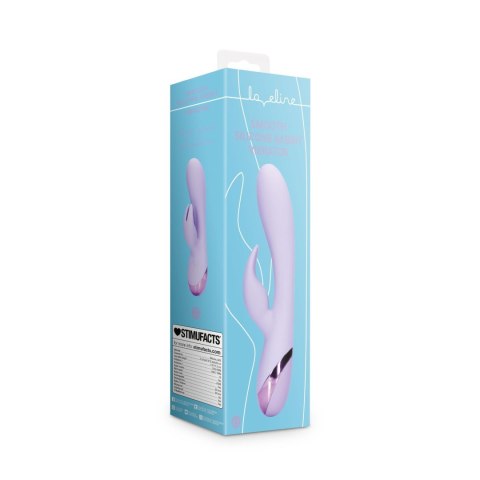 Smooth Silicone Rabbit Vibrator - Digital Lavender Smooth Silicone Rabbit Vibrator - Digital Lavender