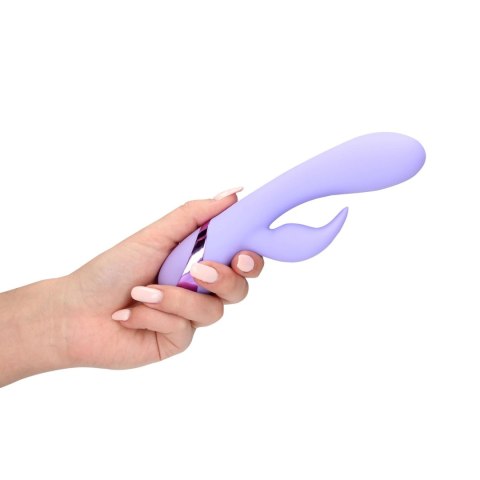 Smooth Silicone Rabbit Vibrator - Digital Lavender Smooth Silicone Rabbit Vibrator - Digital Lavender