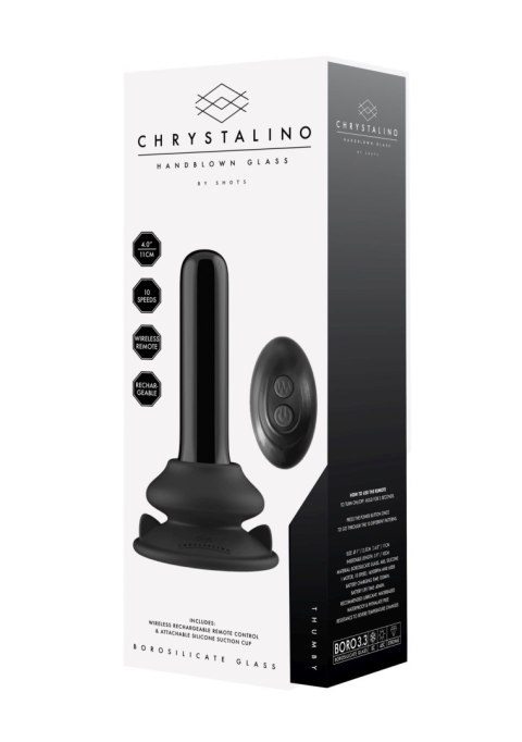 Thumby - With Suction Cup and Remote - 10 Speed - Black Thumby - With Suction Cup and Remote - 10 Speed - Black