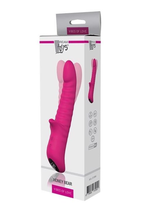 VIBES OF LOVE HONEY BEAR MAGENTA VIBES OF LOVE HONEY BEAR MAGENTA