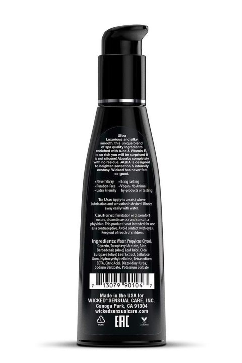 WICKED - Lubrykant na bazie wody - AQUA 120 ml WICKED - Lubrykant na bazie wody - AQUA 120 ml