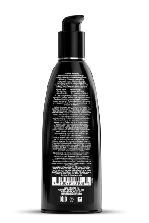 WICKED - Lubrykant na bazie wody - AQUA 250ML WICKED - Lubrykant na bazie wody - AQUA 250ML