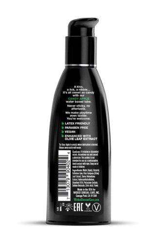 WICKED - Lubrykant smakowy na bazie wody - AQUA CANDY APPLE FLAVORED 60ML