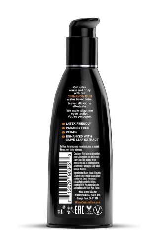 WICKED - Lubrykant smakowy na bazie wody - AQUA CINNAMON BUN FLAVORED 60ML