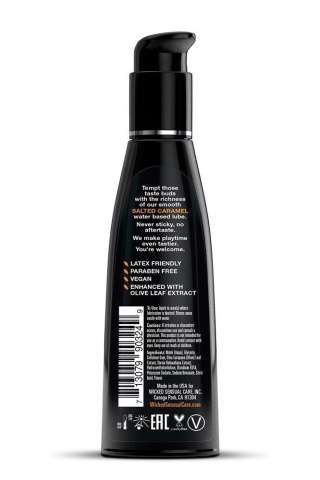 WICKED - Lubrykant smakowy na bazie wody - AQUA SALTED CARAMEL FLAVORED 120 ml