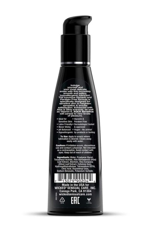 WICKED - Lubrykant na bazie wody - AQUA SENSITIVE 120 ml WICKED - Lubrykant na bazie wody - AQUA SENSITIVE 120 ml
