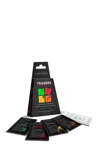 WICKED - Zestaw żeli 9 sztuk po 3 ml - TEASERS FRESH FRUIT MIX 10x3ML