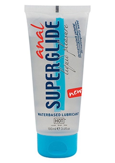 Hot - Żel analny - Anal Superglide liquid pleasure - 100 ml waterbased lubricant Hot - Żel analny - Anal Superglide liquid pleasure - 100 ml waterbased lubricant