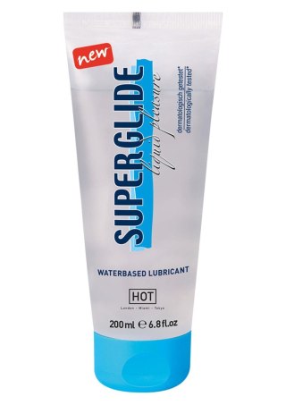 HOT - Żel na bazie wody - Superglideliquid pleasure 200 ml