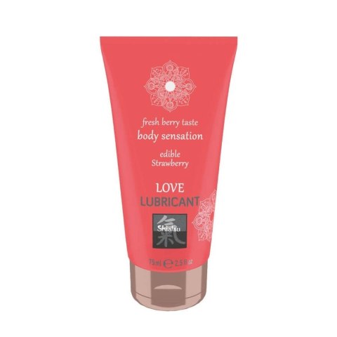 Hot - Żel smakowy - SHIATSU Love lubricant edible STRAWBERRY 75 ml Hot - Żel smakowy - SHIATSU Love lubricant edible STRAWBERRY 75 ml