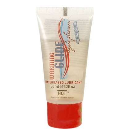 Hot - Żel rozgrzewający - Warming Glide Liquid Pleasure - waterbased lubricant 30 ml
