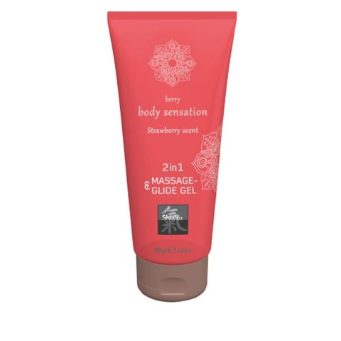 Hot - Olejek do masażu - Shiatsu 2in1 Massage-Glide Strawberry scent 200 ml Hot - Olejek do masażu - Shiatsu 2in1 Massage-Glide Strawberry scent 200 ml