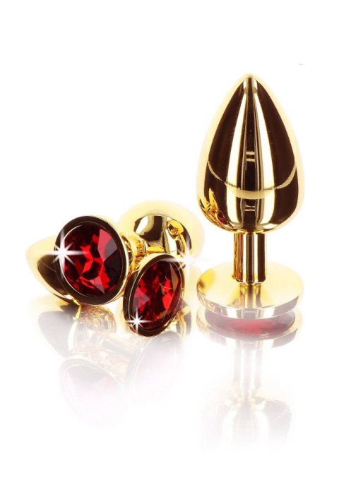 Butt Plug With Diamond Jewel M Gold Butt Plug With Diamond Jewel M Gold