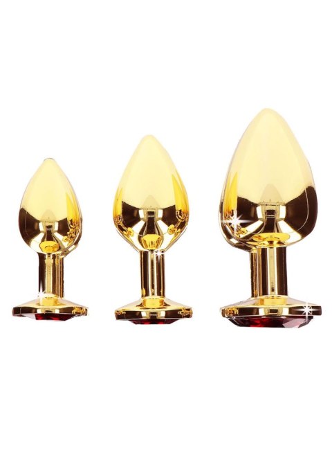 Butt Plug With Diamond Jewel M Gold Butt Plug With Diamond Jewel M Gold
