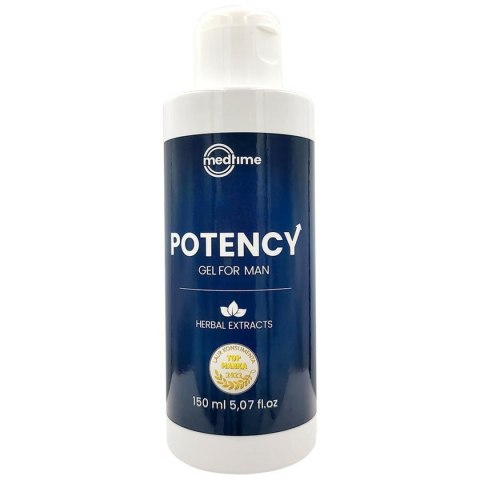 MedTime - Żel na bazie wody - Potency Gel For Man 150 ml MedTime - Żel na bazie wody - Potency Gel For Man 150 ml