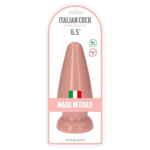 Plug-Italian Cock 6,5""Flesh Plug-Italian Cock 6,5""Flesh