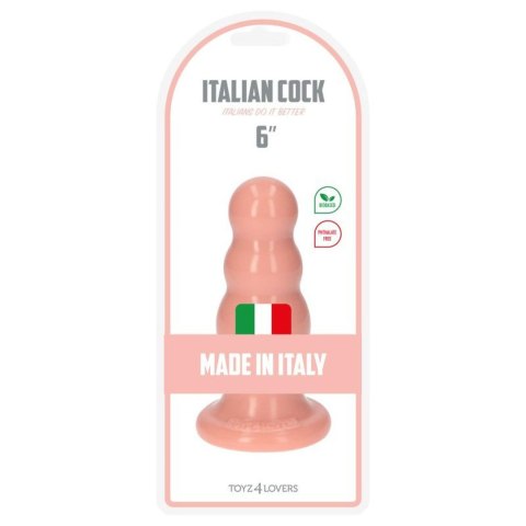 Plug-Italian Cock 6""Flesh Plug-Italian Cock 6""Flesh