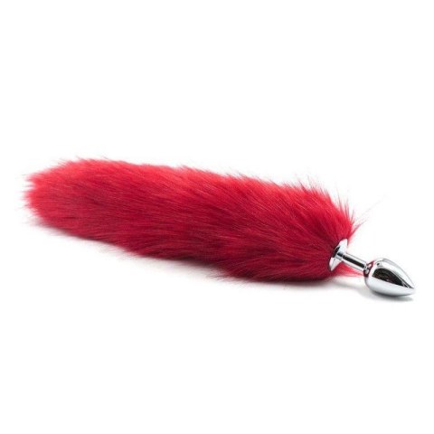 Plug anale con coda Long Fox Tail rossa Plug anale con coda Long Fox Tail rossa