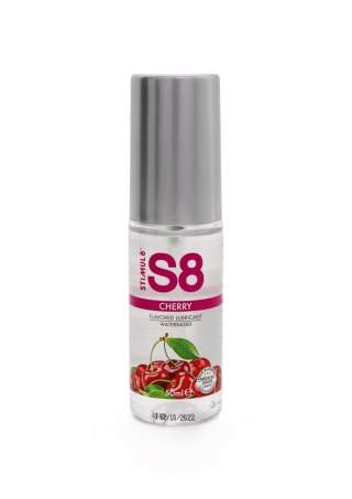 S8 - Żel smakowy na bazie wody - Flavored Lube 50ml Cherry