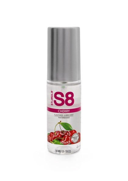 S8 - Żel smakowy na bazie wody - Flavored Lube 50ml Cherry