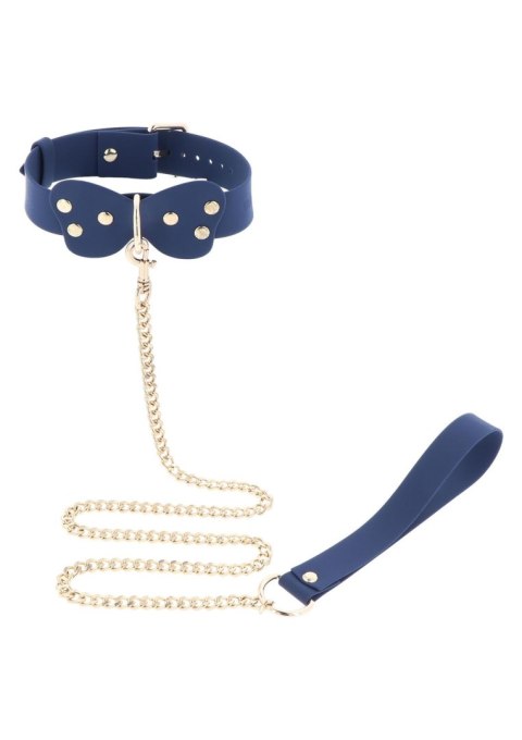 Silicone Collar and Leash Blue Silicone Collar and Leash Blue