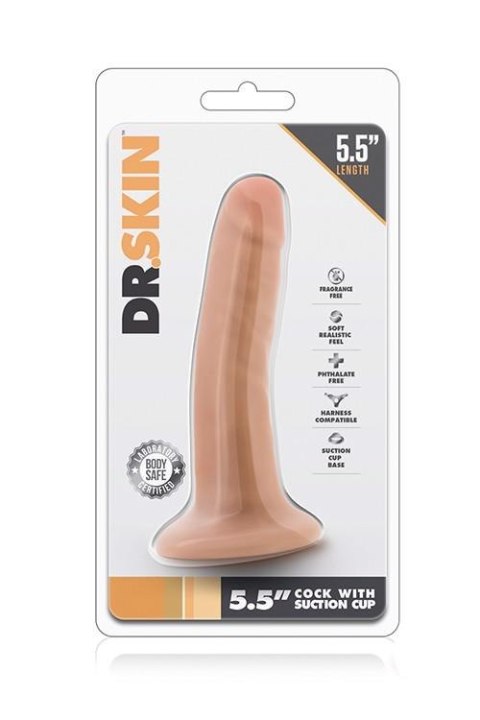 DR. SKIN 5.5INCH COCK WITH SUCTION CUP DR. SKIN 5.5INCH COCK WITH SUCTION CUP