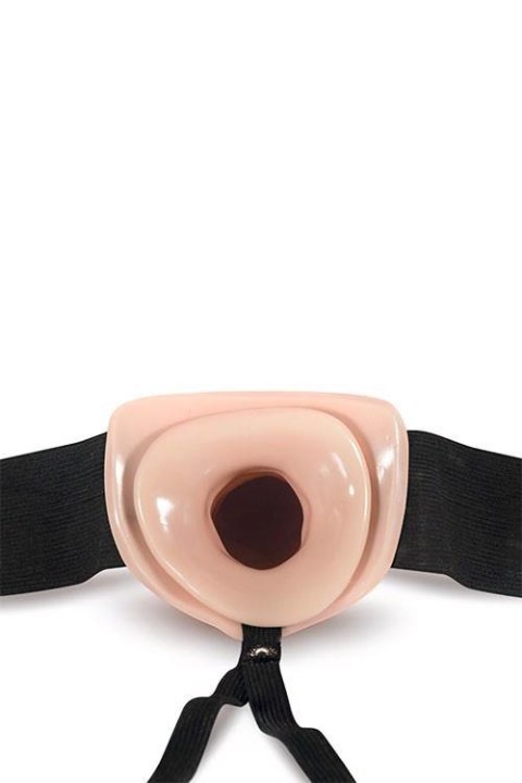 DR. SKIN 7INCH HOLLOW STRAP ON VANILLA DR. SKIN 7INCH HOLLOW STRAP ON VANILLA