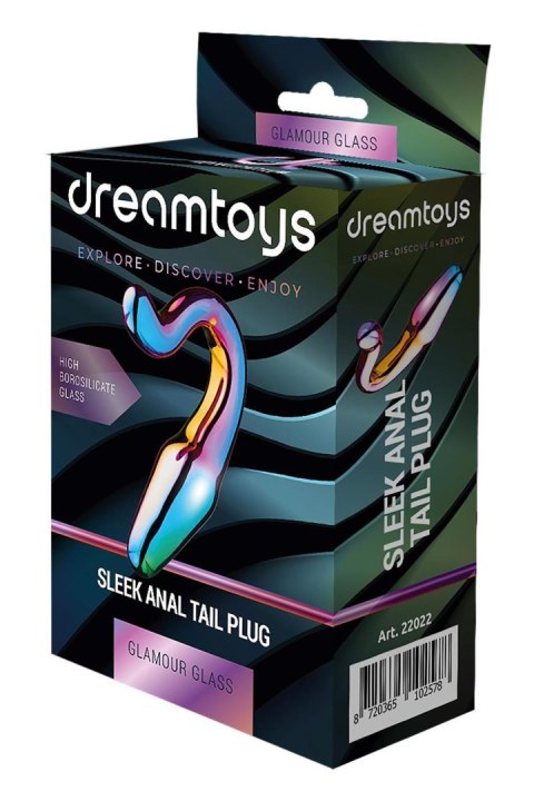GLAMOUR GLASS SLEEK ANAL TAIL PLUG GLAMOUR GLASS SLEEK ANAL TAIL PLUG
