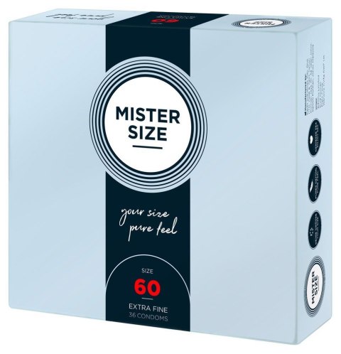 Mister Size 60mm pack of 36 Mister Size 60mm pack of 36