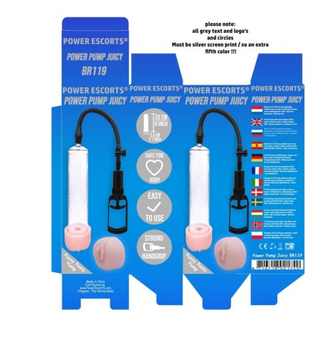 Power Escorts -Power Pump Juicy - Penis Pump - With Improved Exchangeable Pussy - Black/Transparant Power Escorts -Power Pump Juicy - Penis Pump - With Improved Exchangeable Pussy - Black/Transparant