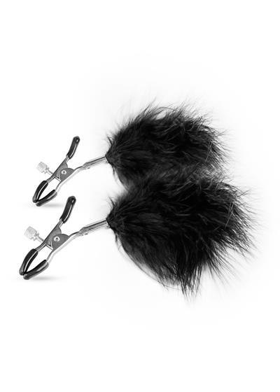 Stymulator-Adjustable Nipple Clamps With Feathers Stymulator-Adjustable Nipple Clamps With Feathers