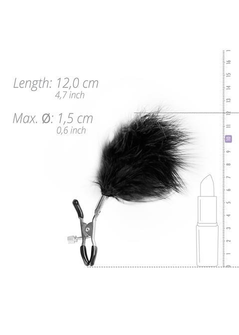 Stymulator-Adjustable Nipple Clamps With Feathers Stymulator-Adjustable Nipple Clamps With Feathers