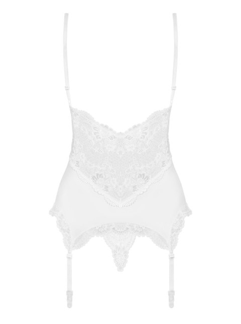Obsessive - 810-COR-2 gorset i stringi biały S/M Obsessive - 810-COR-2 gorset i stringi biały S/M