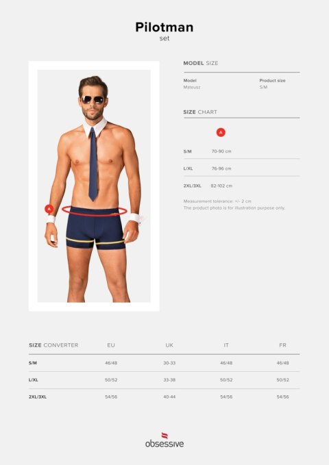 Obsessive - Pilotman set L/XL