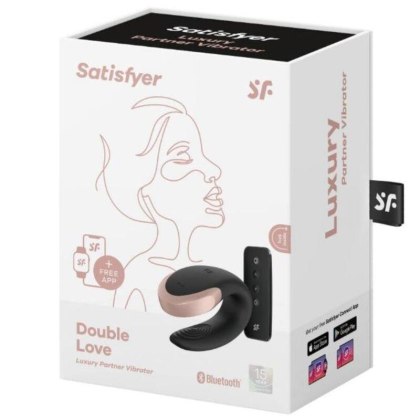 Wibrator dla par Double Love (Black)