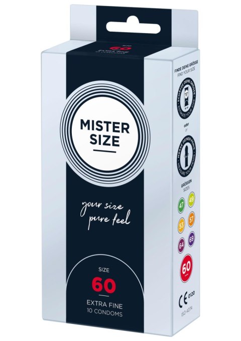 MISTER SIZE 60 mm Condoms 10pcs Natural MISTER SIZE 60 mm Condoms 10pcs Natural