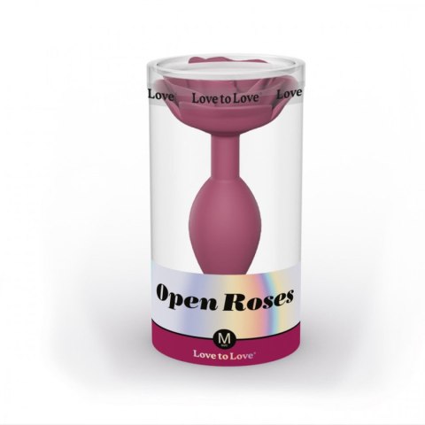OPEN ROSES M SIZE - PLUM STAR OPEN ROSES M SIZE - PLUM STAR