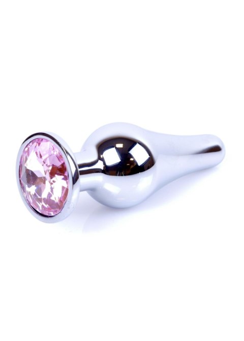 Plug-Jewellery Silver BUTT PLUG- Rose Plug-Jewellery Silver BUTT PLUG- Rose