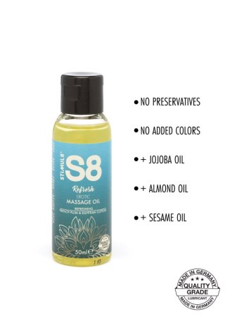 S8 - Olejek do masażu - S8 Massage Oil 50ml French Plum & Egyptian Cotton