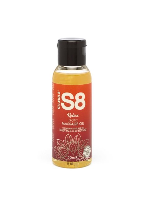 S8 - Olejek do masażu - Massage Oil 50ml Green Tea & Lilac Blossom S8 - Olejek do masażu - Massage Oil 50ml Green Tea & Lilac Blossom
