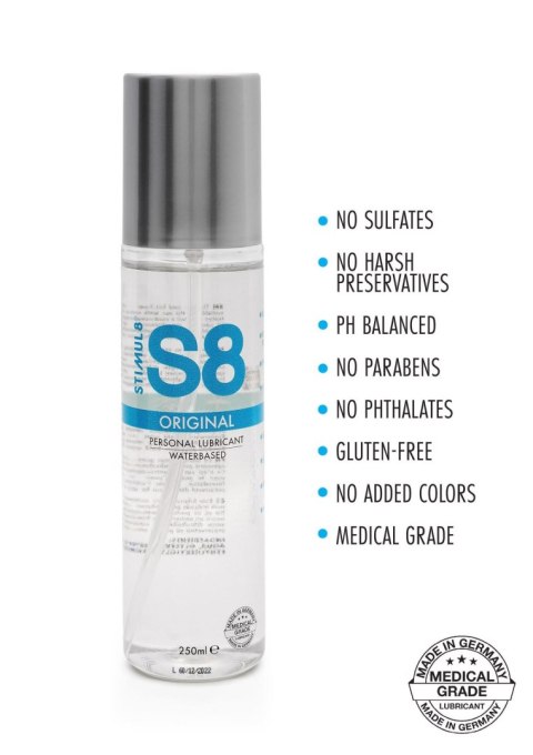 S8 - Żel na bazie wody - Waterbased Lube 250ml Original S8 - Żel na bazie wody - Waterbased Lube 250ml Original