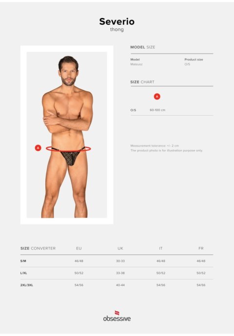 Obsessive - Severio stringi O/S Obsessive - Severio stringi O/S