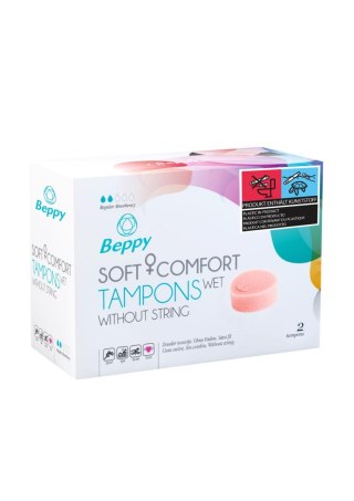 Tampony - Beppy Soft & Comfort Wet 2pcs Natural