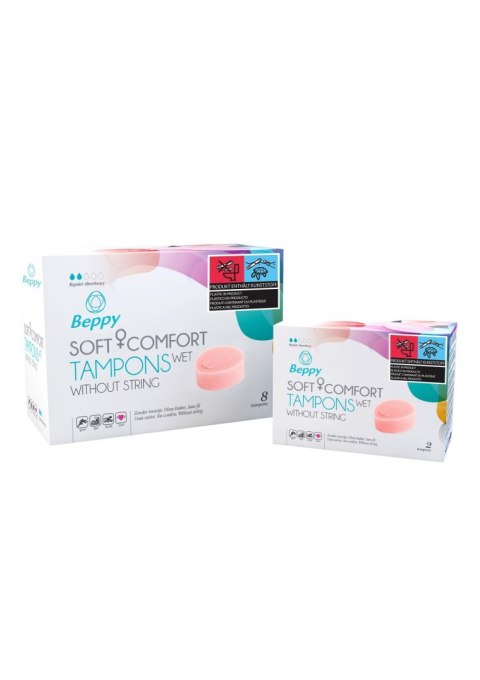 Tampony - Beppy Soft & Comfort Wet 2pcs Natural Tampony - Beppy Soft & Comfort Wet 2pcs Natural