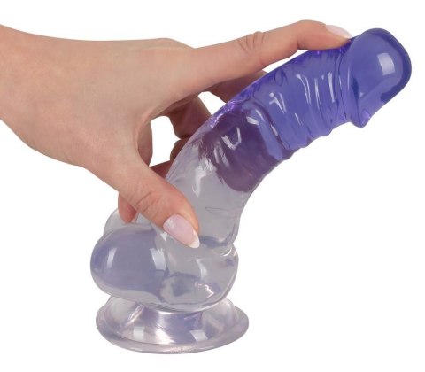 Crystal Clear Dildo with balls Crystal Clear Dildo with balls