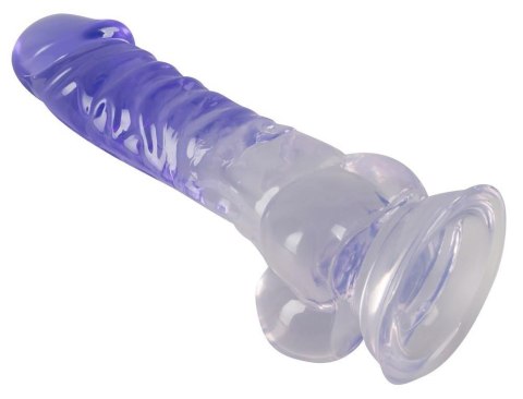 Crystal Clear Dildo with balls Crystal Clear Dildo with balls