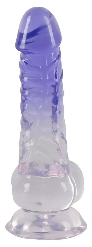 Crystal Clear Dildo with balls Crystal Clear Dildo with balls
