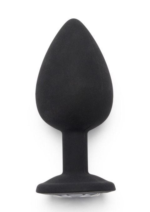 Korek analny z kryształkiem - Diamond Booty Jewel Large Black Korek analny z kryształkiem - Diamond Booty Jewel Large Black