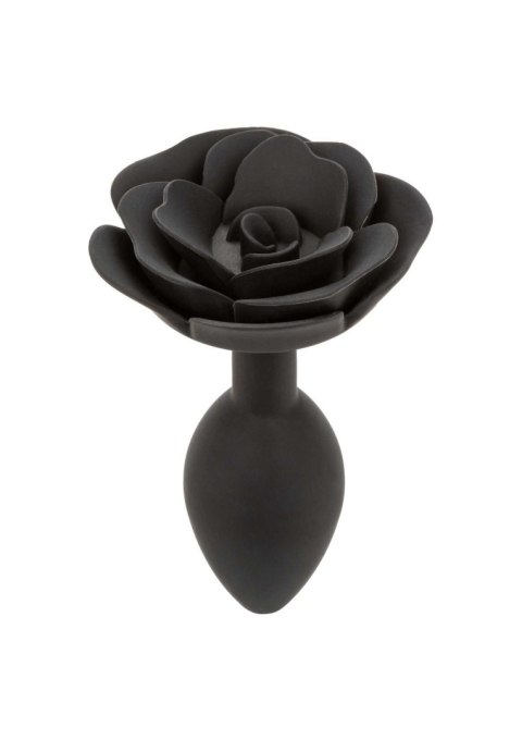 Large Rose Anal Plug Black Large Rose Anal Plug Black